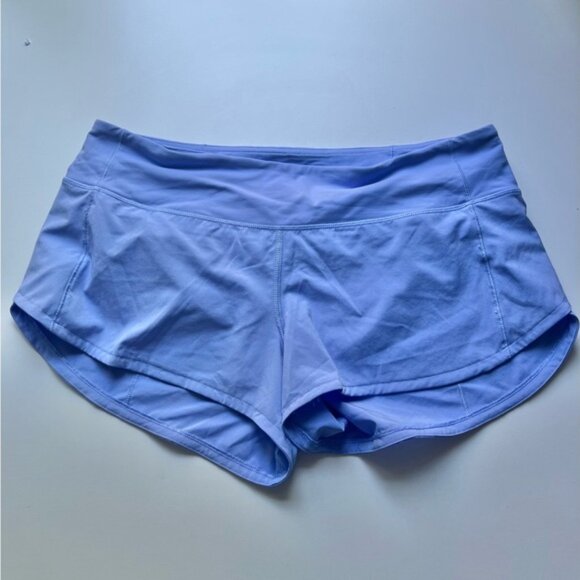 Lululemon Speed Up Short 2.5” Hydrangea Blue Size 6 - Picture 1 of 4